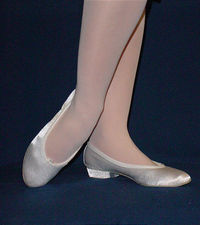 Satin Ballerina Pump